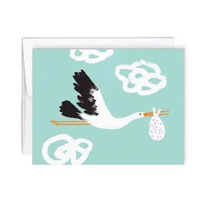 Cigogne Greeting card - PABOOM