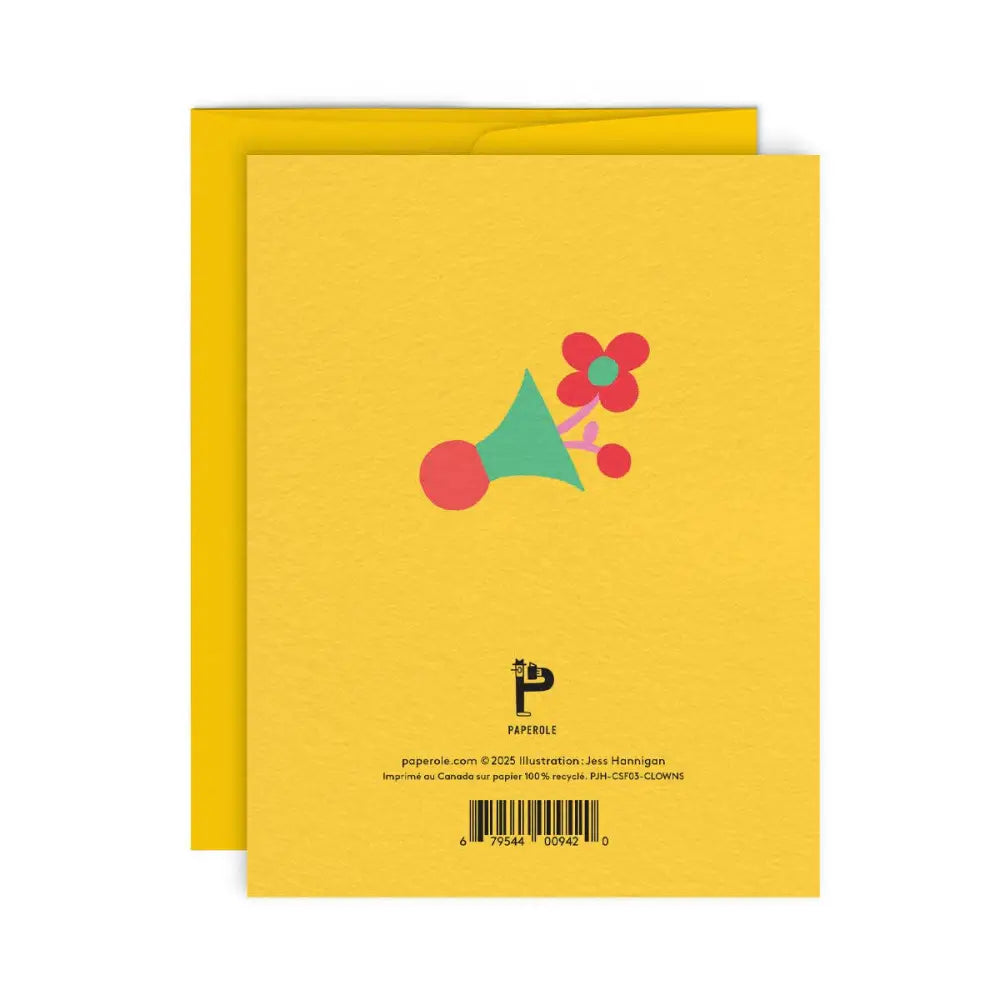 Paperole - CLOWNS – Greeting Card