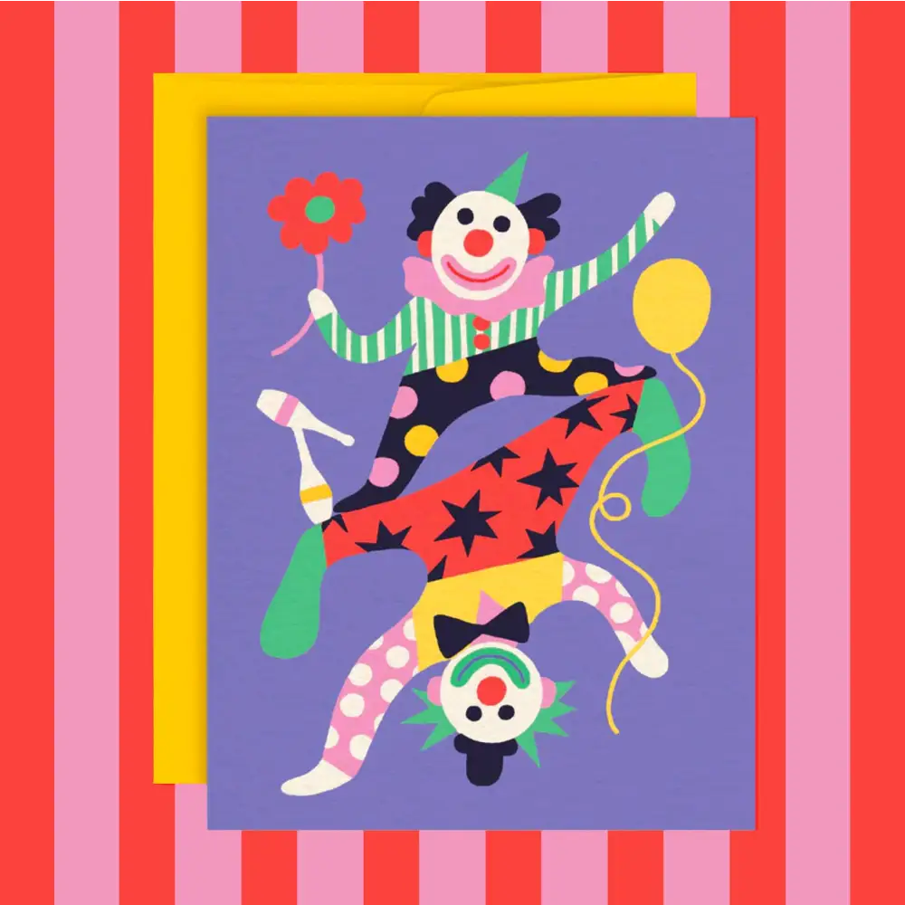 Paperole - CLOWNS – Greeting Card