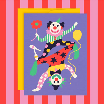 Paperole - CLOWNS – Greeting Card