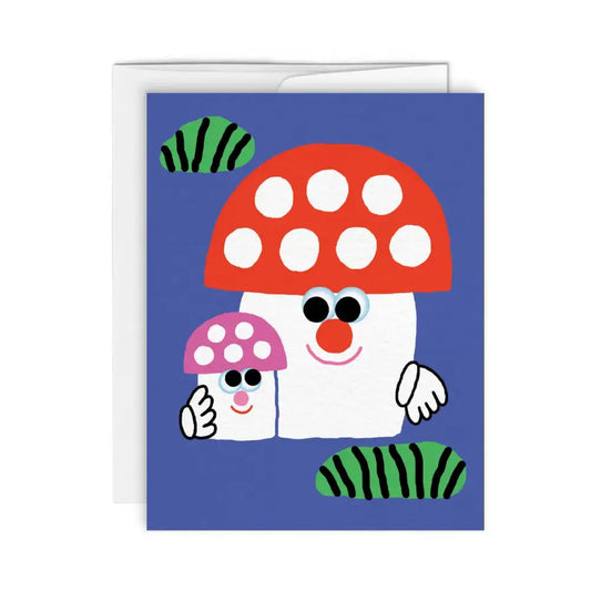Mushroom Family Card - PABOOM