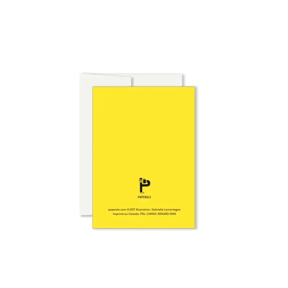 Renard Mini Card - PABOOM