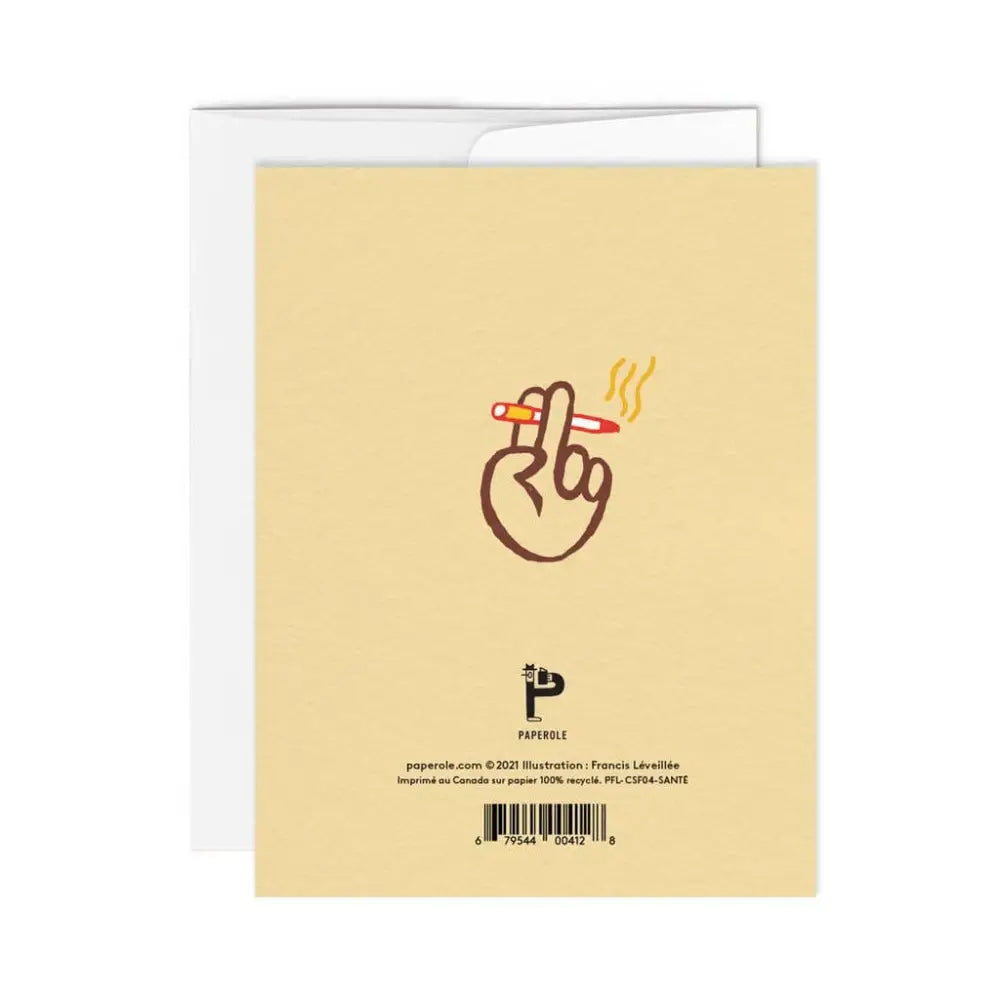 Paperole - SANTÉ! — Greeting card