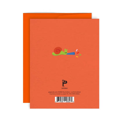 Paperole - SNAIL PARTY — Greeting Card