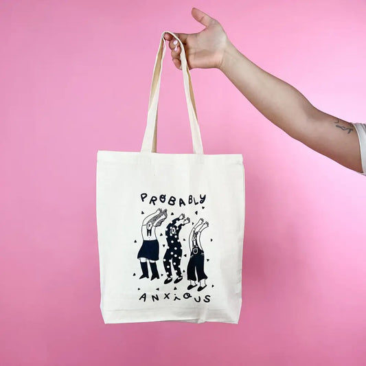 Anxious Tote Bag - PABOOM