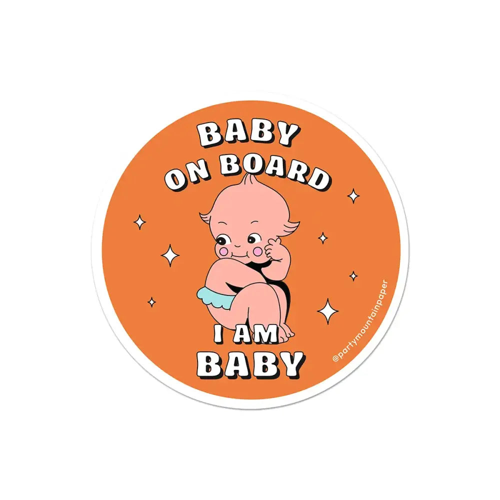 Baby On Board Bumper Sticker - PABOOM
