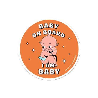 Baby On Board Bumper Sticker - PABOOM