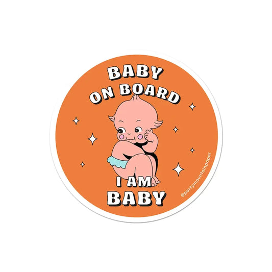 Baby On Board Bumper Sticker - PABOOM