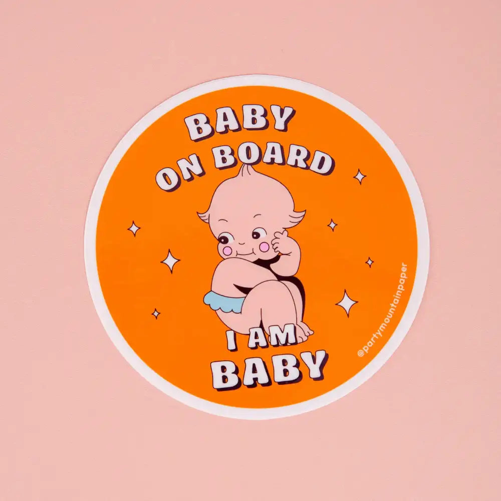 Baby On Board Bumper Sticker - PABOOM