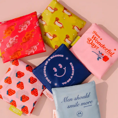 Party Mountain Paper co. - Baddie & Saddie Foldable Nylon Tote