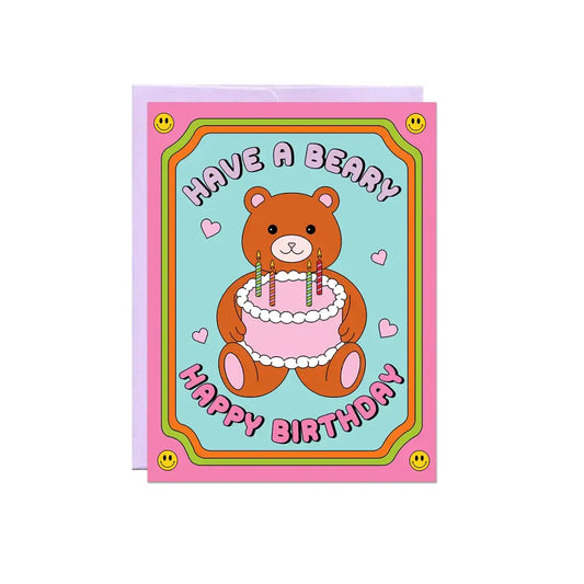 Beary Happy Birthday Card - PABOOM