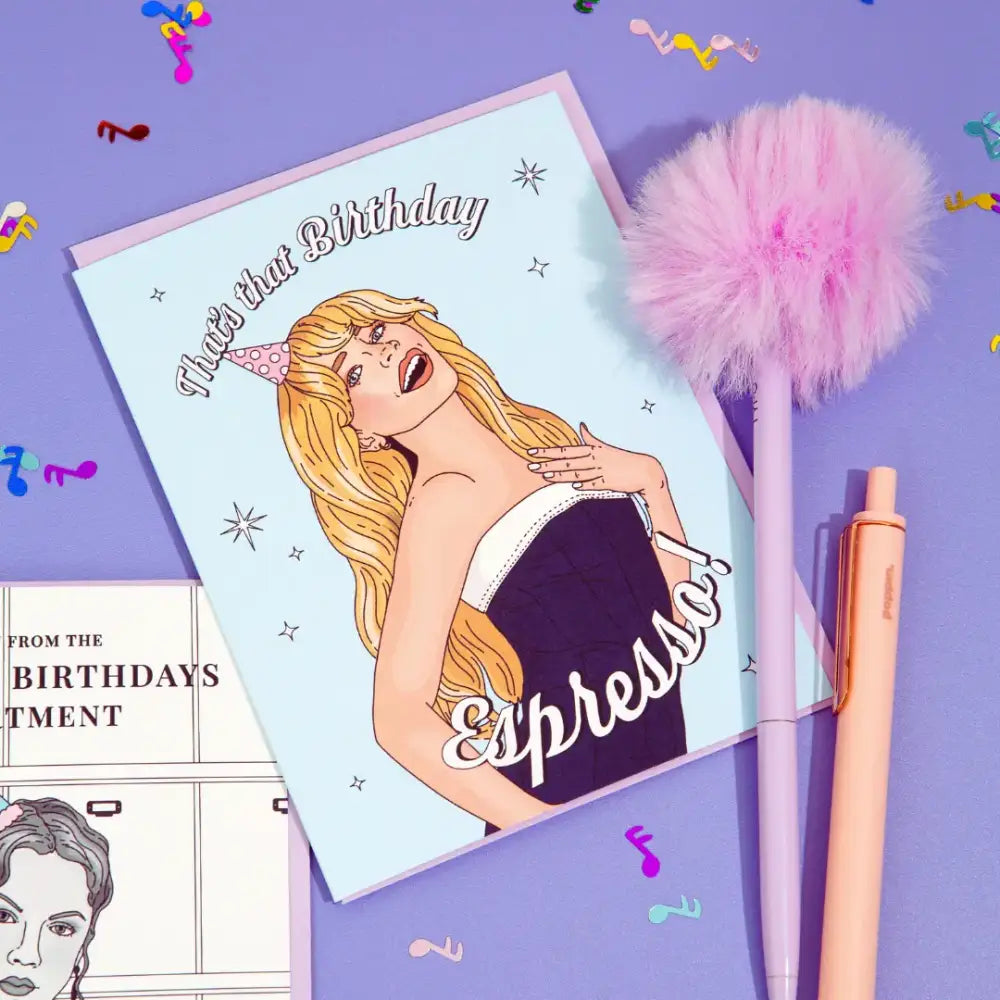 Birthday Espresso! Card - PABOOM