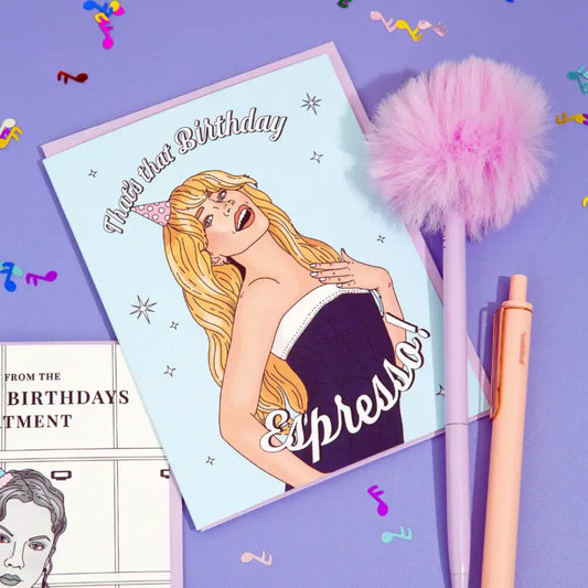 Birthday Espresso! Card - PABOOM