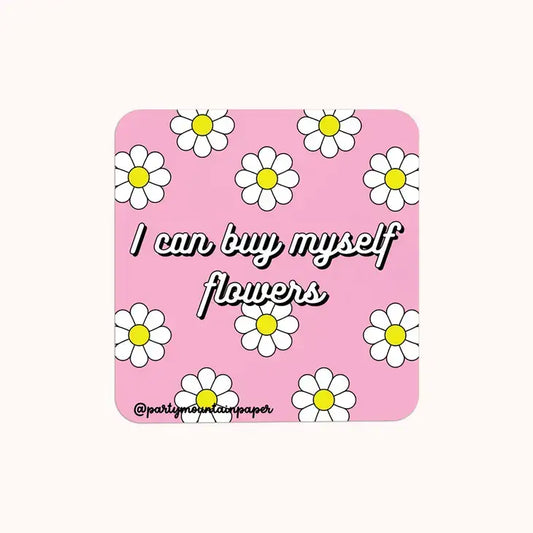 Buy Myself Flowers Sticker - PABOOM