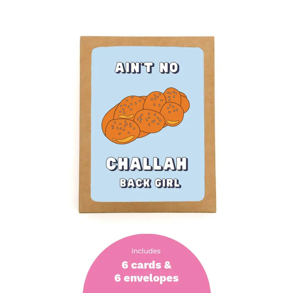 Challah Back Girl Card Boxed S/6 - PABOOM