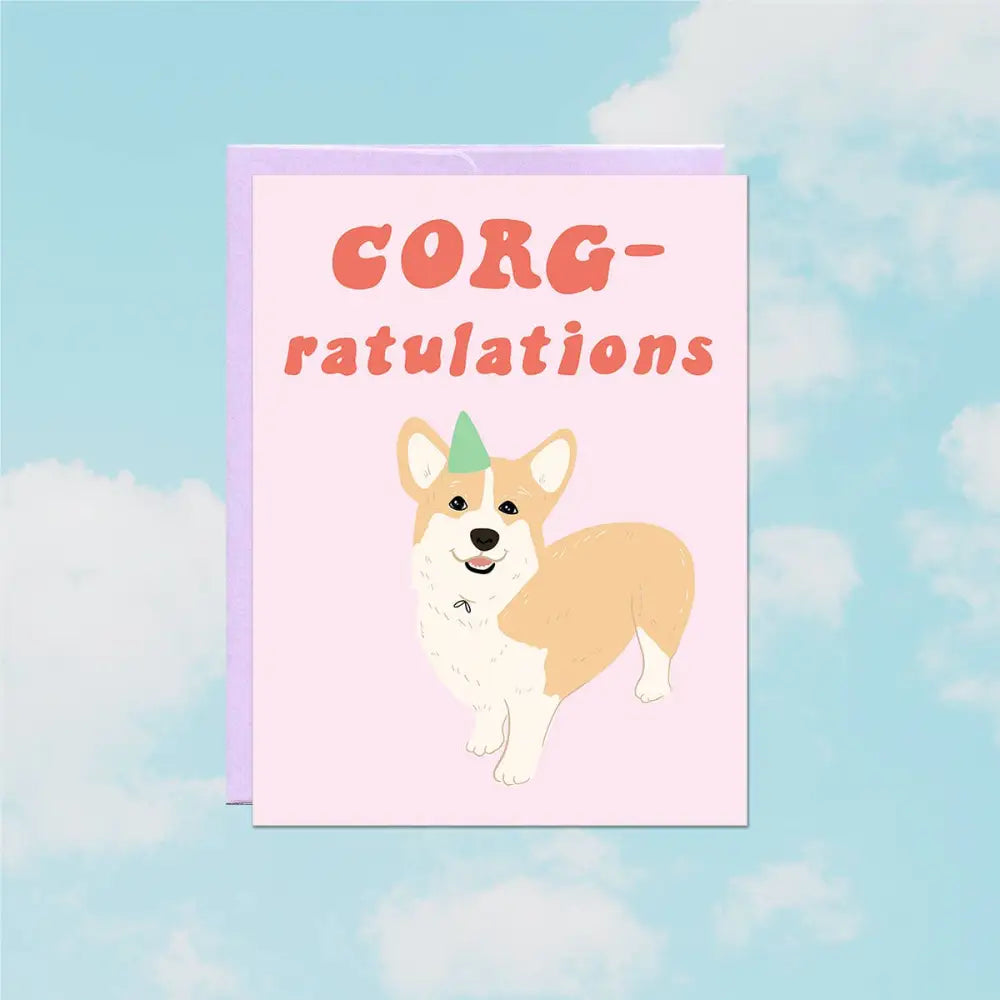 Corg-ratulations Card - PABOOM