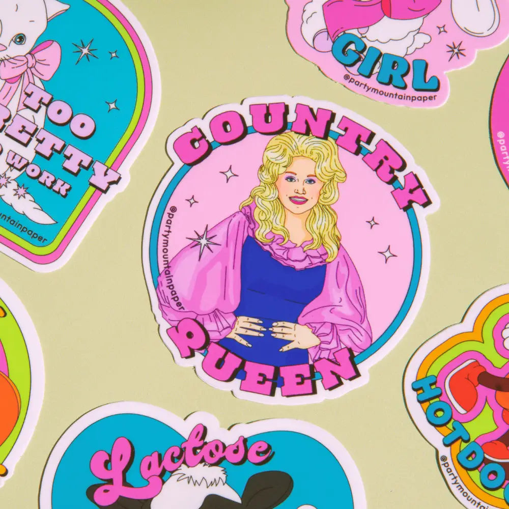 Party Mountain Paper co. - Country Queen Sticker