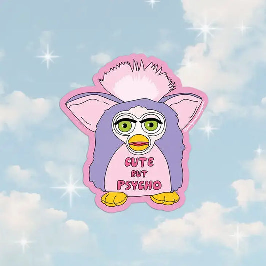 Cute But Psycho Sticker - PABOOM