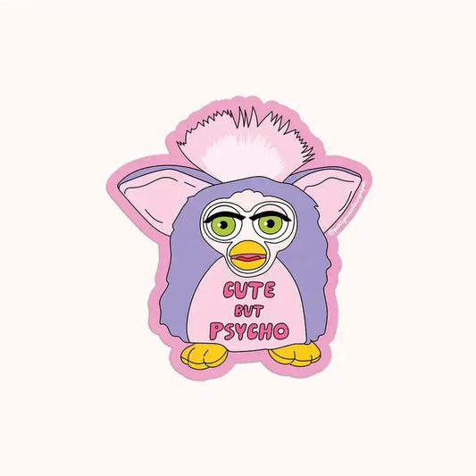 Cute But Psycho Sticker - PABOOM