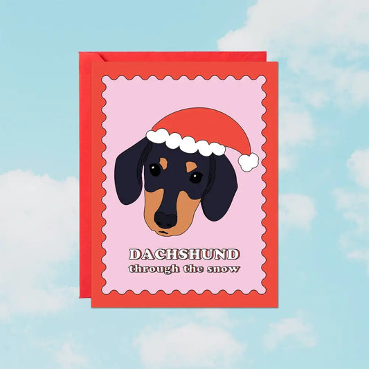 Party Mountain Paper co. - Dachshund Through The Snow Card