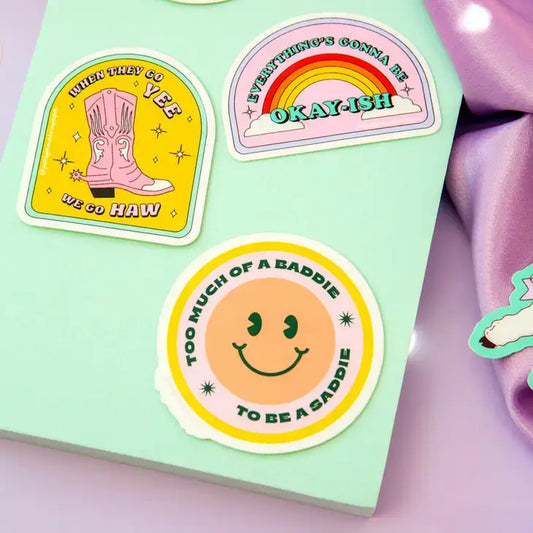 Everything's Gonna Be Okay-ish Sticker - PABOOM