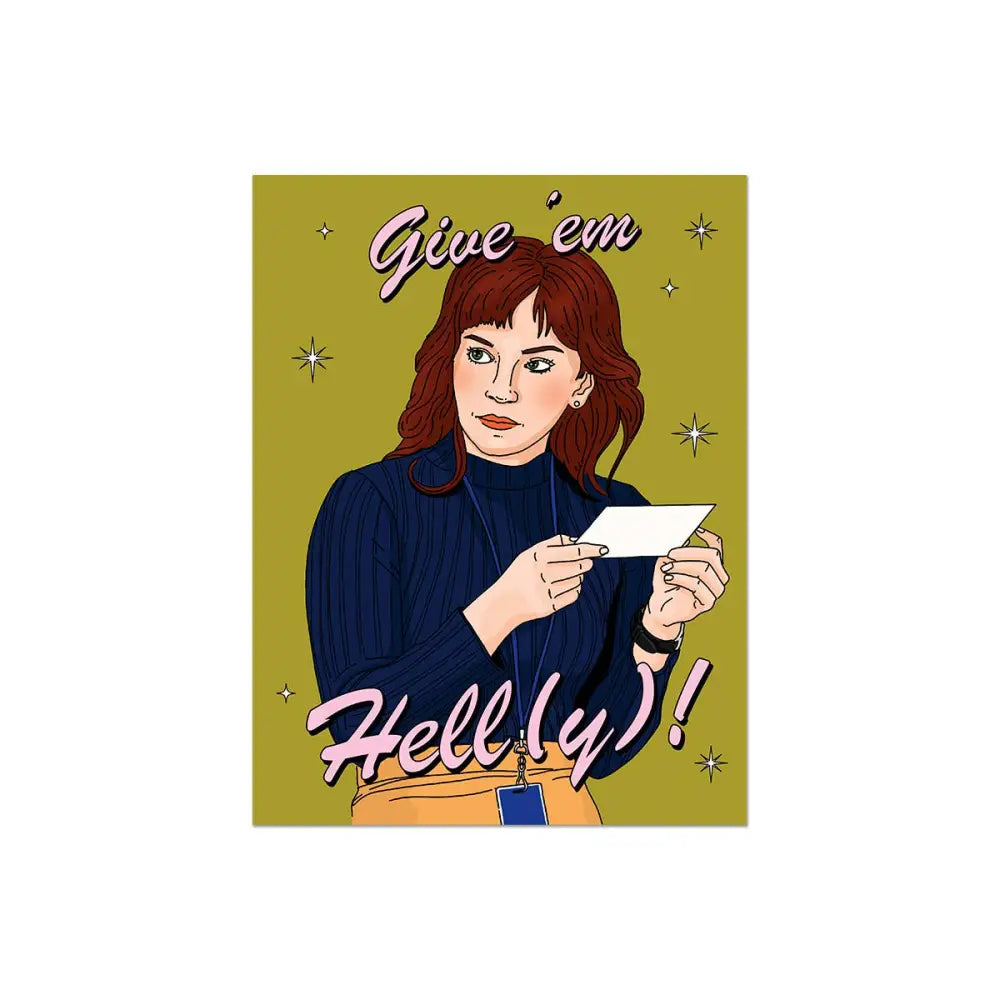 Give ’Em Hell(y) Card - PABOOM