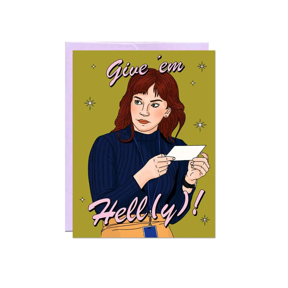 Give ’Em Hell(y) Card - PABOOM