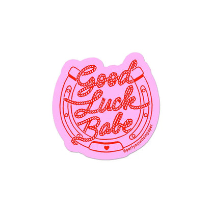 Good Luck Babe Sticker - PABOOM