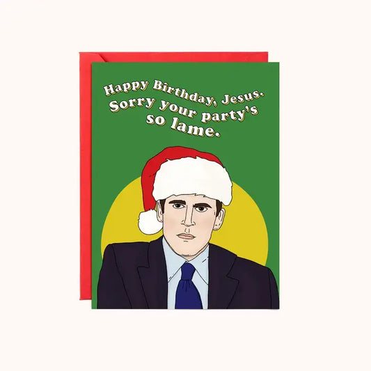 HBD Jesus Xmas Card - PABOOM
