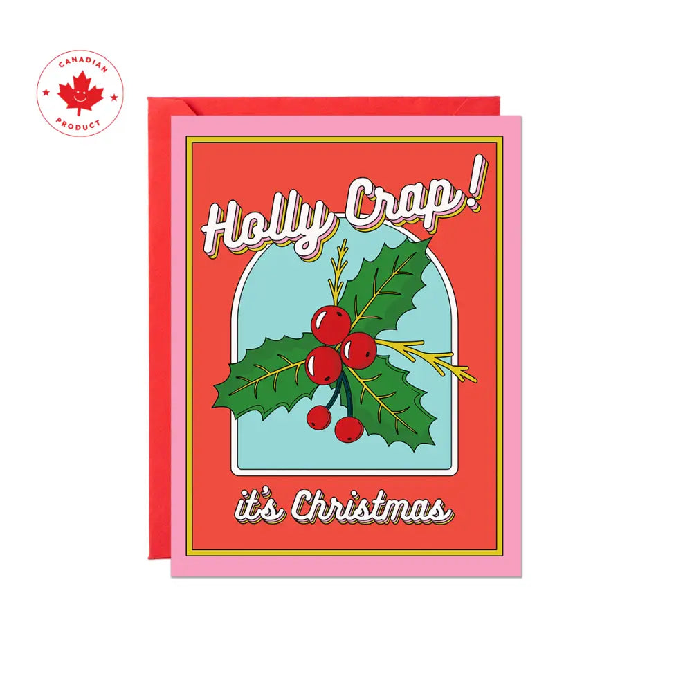 Party Mountain Paper co. - Holly Crap! Card