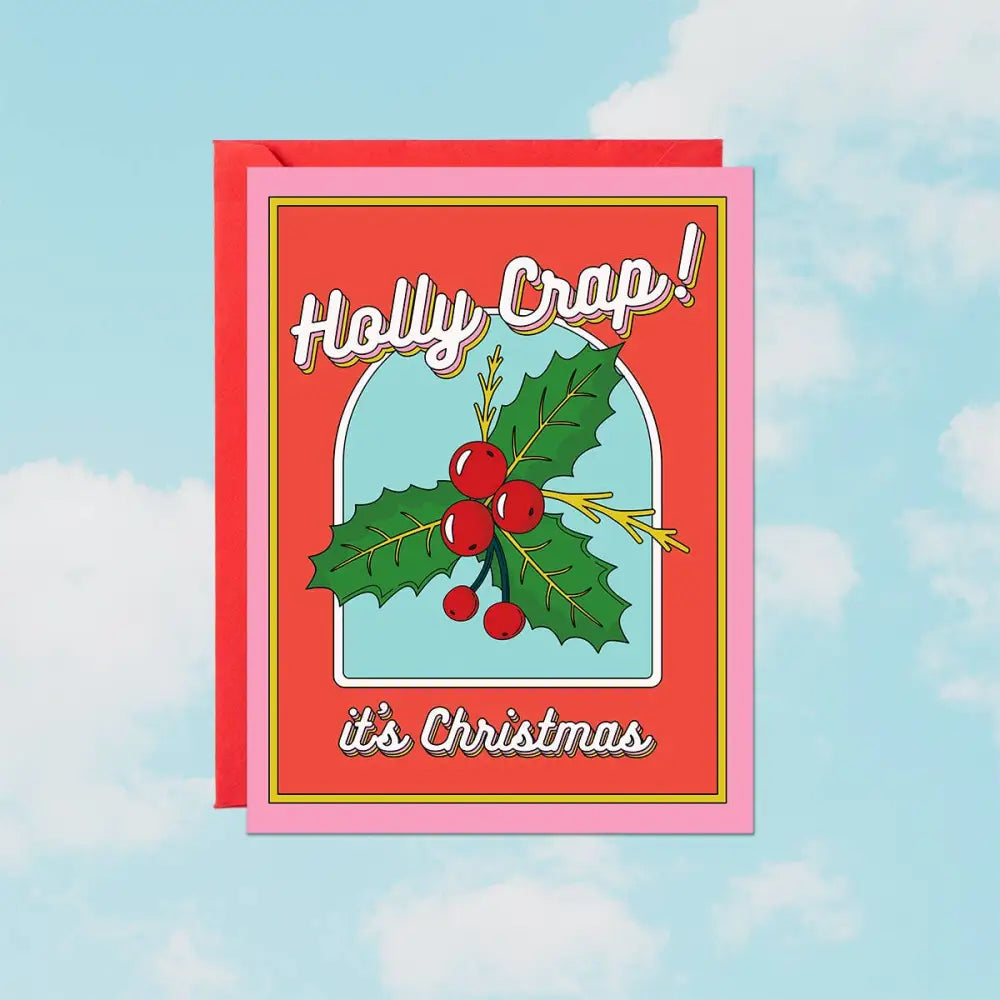Party Mountain Paper co. - Holly Crap! Card