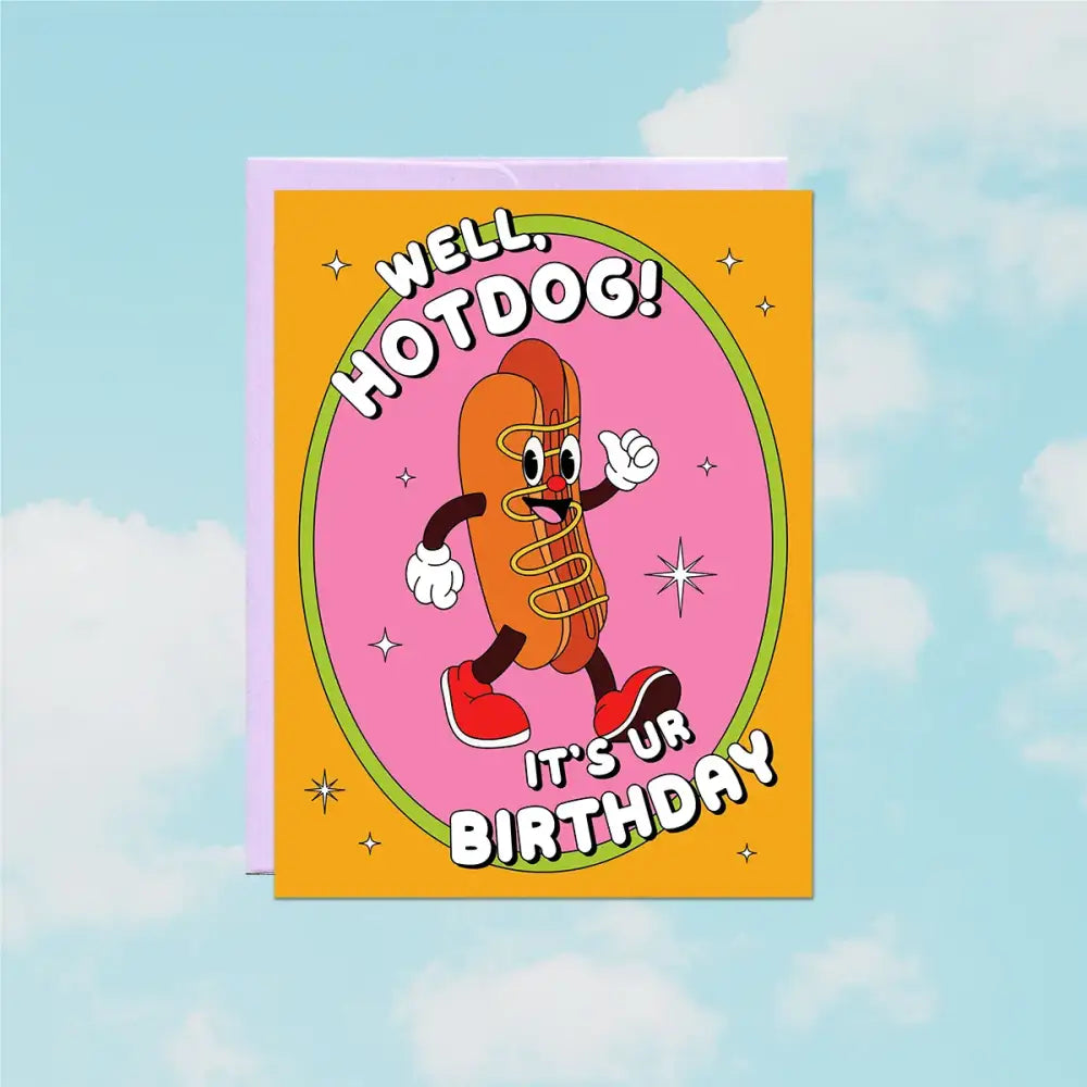 Hotdog! Birthday Card - PABOOM