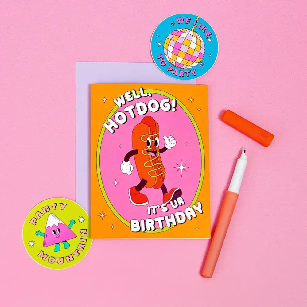 Hotdog! Birthday Card - PABOOM
