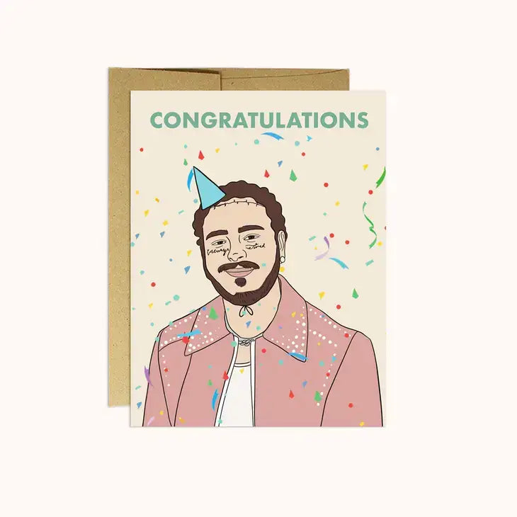 Malone Congrats Card - PABOOM