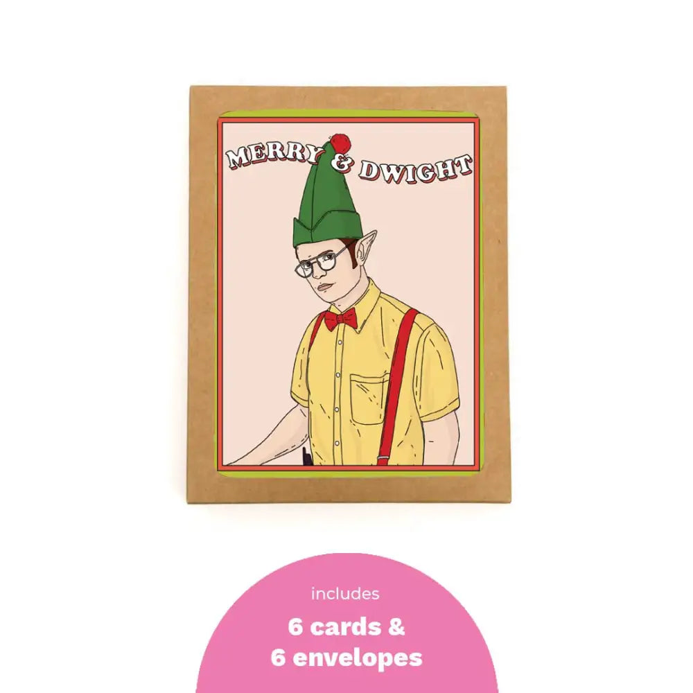 Party Mountain Paper co. - Merry & Dwight Card