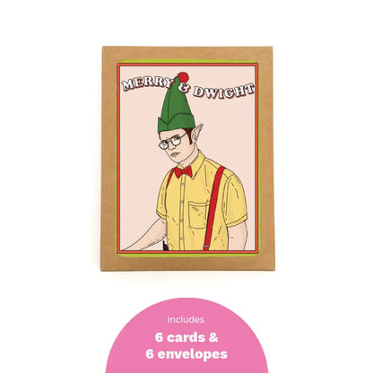Party Mountain Paper co. - Merry & Dwight Card