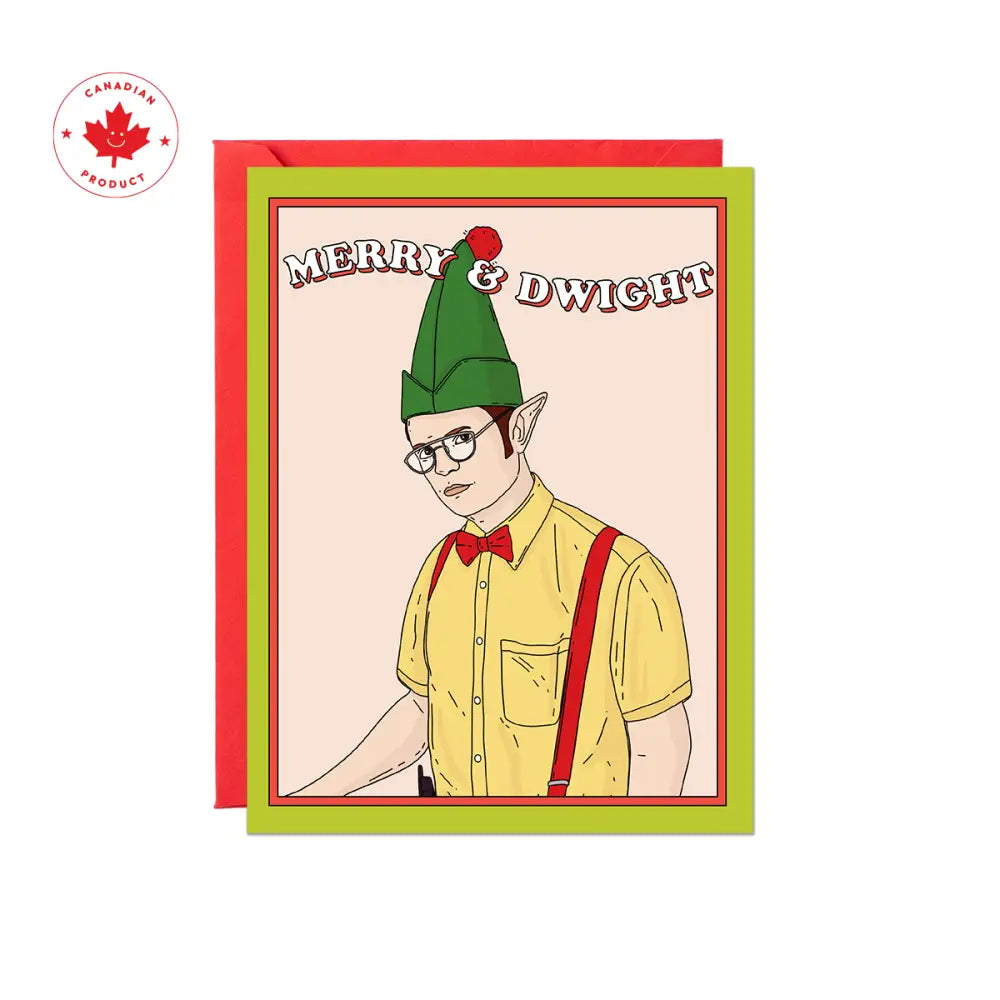 Party Mountain Paper co. - Merry & Dwight Card
