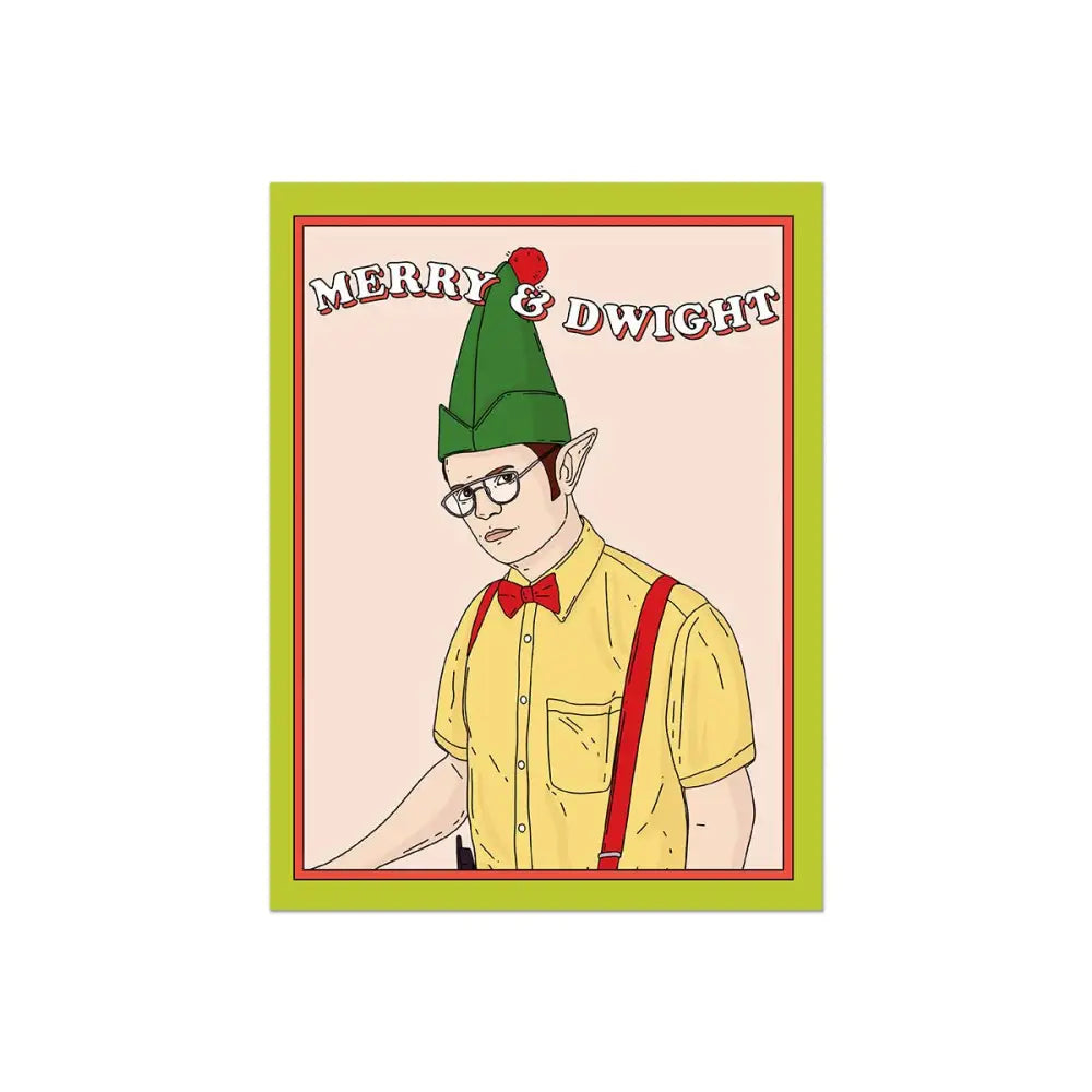 Party Mountain Paper co. - Merry & Dwight Card