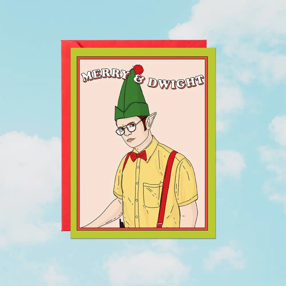 Party Mountain Paper co. - Merry & Dwight Card