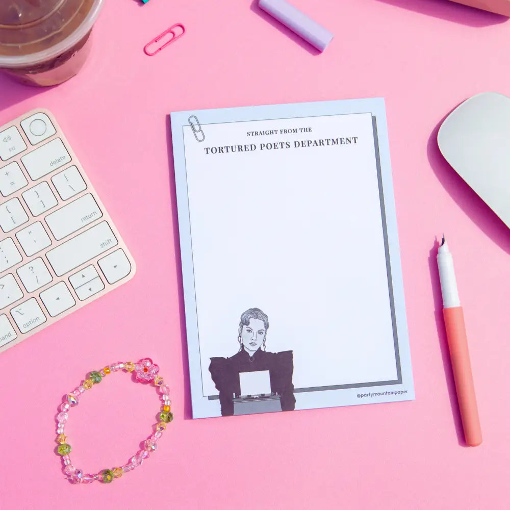 Party Mountain Paper co. - Poets Notepad