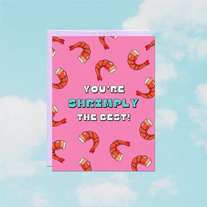 Party Mountain Paper co. - Shrimply The Best Card