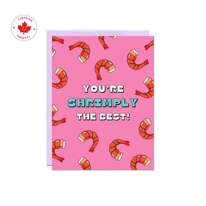 Party Mountain Paper co. - Shrimply The Best Card