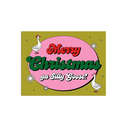 Silly Goose Christmas Card - PABOOM