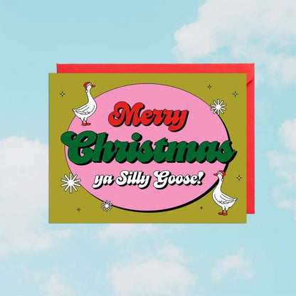 Silly Goose Christmas Card - PABOOM