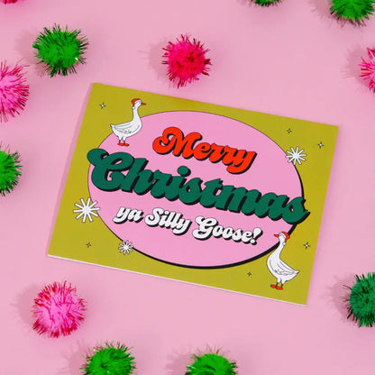 Silly Goose Christmas Card - PABOOM