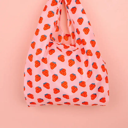 Strawberry Foldable Nylon Tote - PABOOM