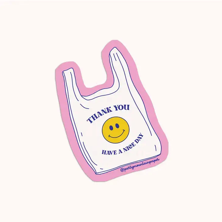 Thank You Bag Sticker - PABOOM