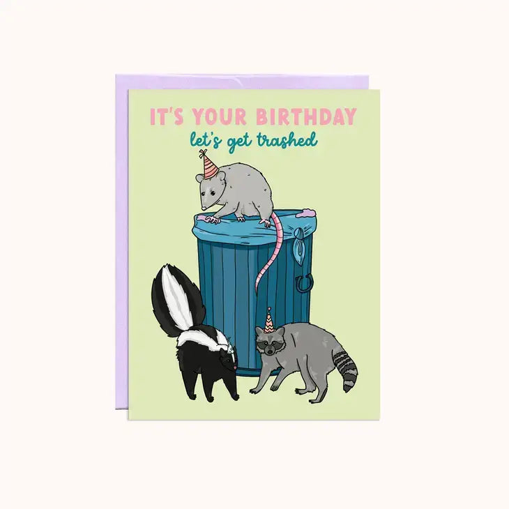 Trashed Birthday Card - PABOOM