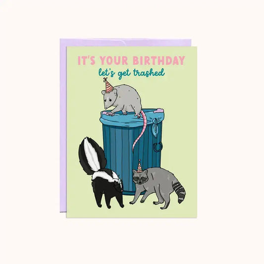 Trashed Birthday Card - PABOOM