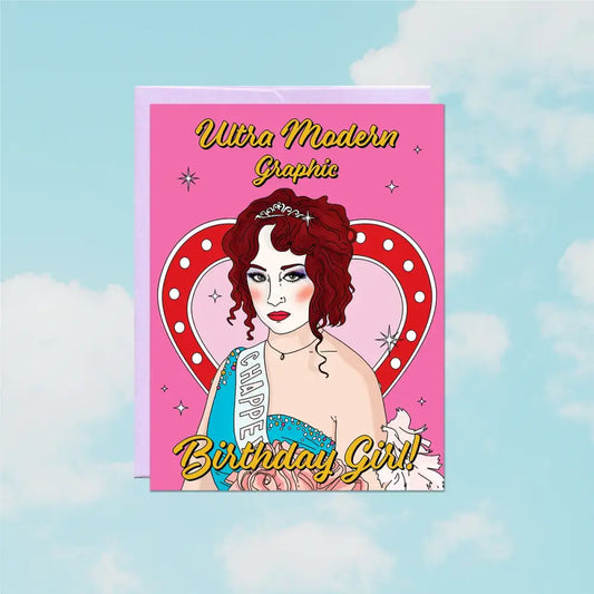 Ultra Modern Birthday Girl Card - PABOOM